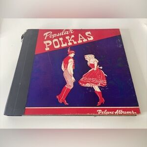 Vintage Record Album Popular Polkas Deluxe Albums Made In Czechoslovakia Ultraph